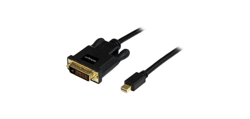 StarTech.com Câble Mini DisplayPort vers DVI de 3m - Adaptateur Mini DP à DVI - Vidéo 1080p - Lien Unique Passif mDP 1.2 vers DVI-D - mDP ou Thunderbolt 1/2 Mac/PC vers Moniteur DVI