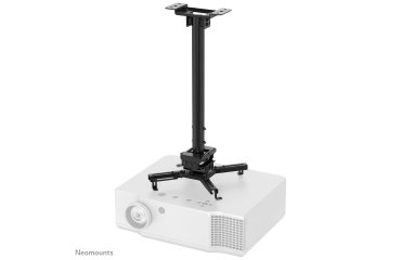 Neomounts CL25-540BL1 Soporte de techo para proyector - alt. 60,5-90,5 cm - fácil montaje - movimiento completo