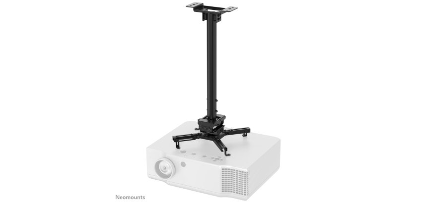 Neomounts CL25-540BL1 Support de plafond pour vidéoprojecteur - h60.5-90.5 cm - installation facile - orientable