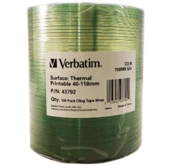 Verbatim 43792 CD en blanco CD-R 700 MB 52x 100 pieza(s)