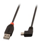 Lindy Câble USB 2.0 type A / mini-B coudé, 0.5m