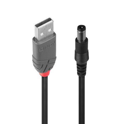 Lindy 70267 câble USB USB 2.0 1,5 m USB A CC Noir