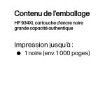 HP 934XL cartouche d'encre noire grande capacité authentique