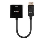 Lindy 41006 adaptador de cable de vídeo 0,15 m VGA (D-Sub) DisplayPort Negro