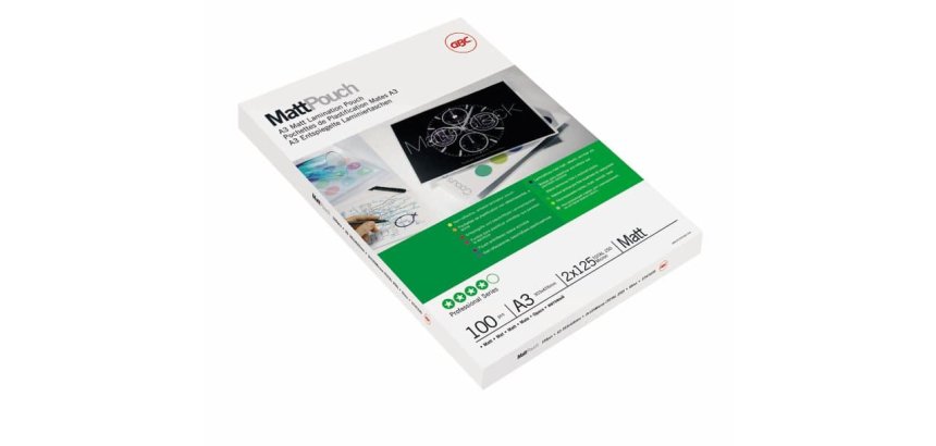 GBC Pouch per plastificazione opaca A3 2x125 micron (100)
