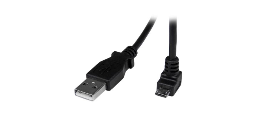 StarTech.com 2m Micro USB Cable - A to Down Angle Micro B