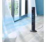 Philips Serie 5000 Ventilatore a torre , CX5535/11, Flusso d'aria 2230 m³/h, Ultra silenzioso 28db