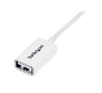 StarTech.com Câble Rallonge USB 1m - Cable USB 2.0 A-A Mâle / Femelle - Blanc