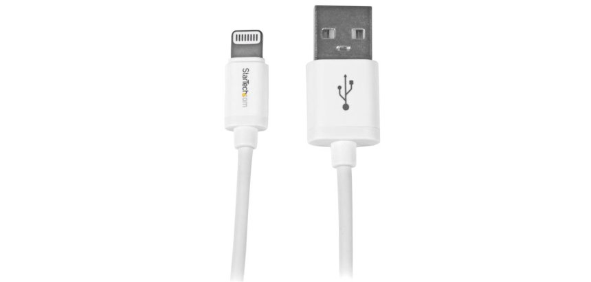 StarTech.com Câble Apple Lightning vers USB pour iPhone, iPod, iPad - 1 m Blanc