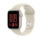 Apple watch Apple Watch SE 3 GPS 40 mm Boîtier en aluminium Lumière stellaire avec Bracelet Sport Sable - M/L