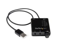 StarTech.com USB Stereo Audio Adapter External Sound Card with SPDIF Digital Audio and Stereo Mic