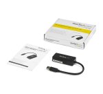 StarTech.com Adaptador Tarjeta de Red NIC Externa USB 3.0 de 1 Puerto Gigabit Ethernet RJ45 y Puerto USB - Negro