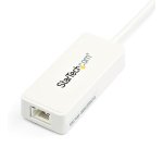 StarTech.com Adaptateur USB 3.0 vers Ethernet Gigabit - Carte Réseau Externe USB vers 1 Port RJ45 - Blanc