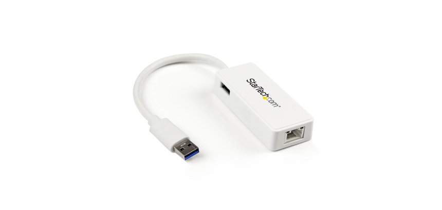 StarTech.com Adaptateur USB 3.0 vers Ethernet Gigabit - Carte Réseau Externe USB vers 1 Port RJ45 - Blanc