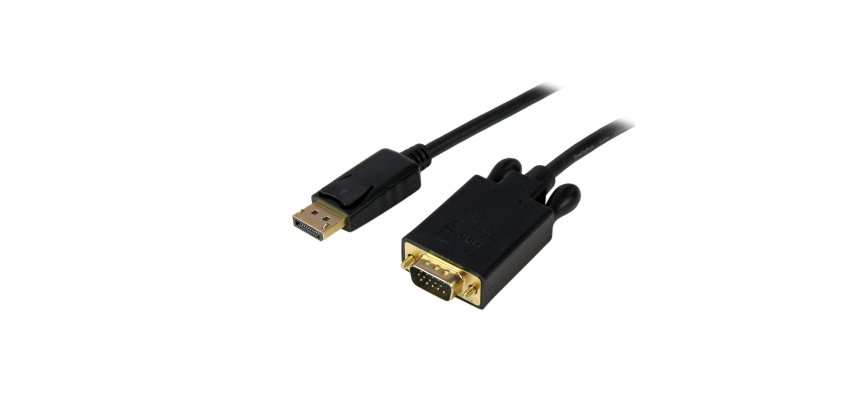 StarTech.com Adaptateur DisplayPort vers VGA - Câble Display Port Mâle VGA Mâle 1920x1200 - Noir 4,5m