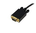 StarTech.com Adaptateur DisplayPort vers VGA - Câble Display Port Mâle VGA Mâle 1920x1200 - Noir 4,5m