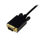 StarTech.com Adaptateur Mini DisplayPort vers VGA - Câble Display Port Mâle VGA Mâle 1920x1200 - Noir 3m