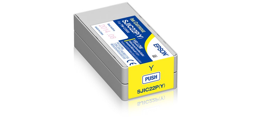 Epson SJIC22P(Y): Ink cartridge for ColorWorks C3500 (yellow)