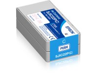 Epson SJIC22P(C): Ink cartridge for ColorWorks C3500 (Cyan)