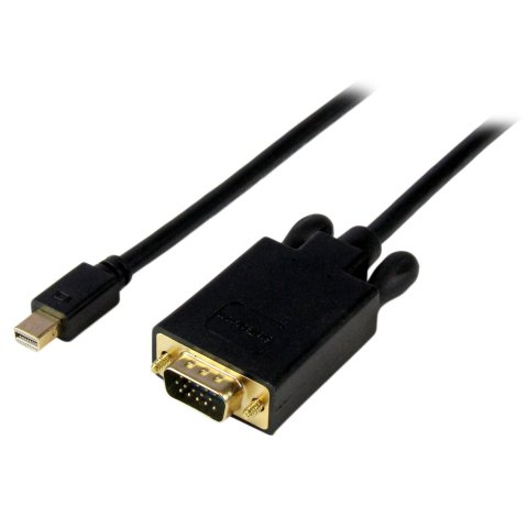 StarTech.com Cable 1,8m Mini DisplayPort a VGA - Cable Adaptador Activo Mini DP a VGA - 1080p - mDP 1.2 o Thunderbolt 1/2 Mac/PC a Monitor VGA - Cable Convertidor