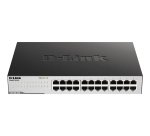 D-Link GO-SW-24G Non-géré L2 Gigabit Ethernet (10/100/1000) 1U Noir