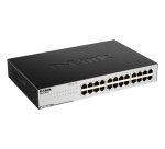 D-Link GO-SW-24G Non-géré L2 Gigabit Ethernet (10/100/1000) 1U Noir