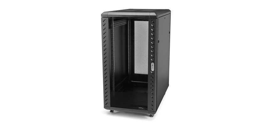 StarTech.com Armadio Rack Server 19" 18U Enterprise da Assemblare, Rack Chiuso a 4 Montanti con Profondità di Montaggio di 75 cm e Capacità di Carico fino a 800 kg