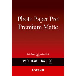 Canon Papier photo A4 Premium Mat PM-101 - 20 feuilles