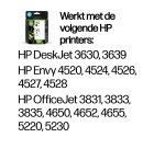 HP 302 - 2 - zwart, kleur (cyaan, magenta, geel) - origineel - inktcartridge