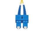 StarTech.com Câble Fibre Optique de 5m Duplex Monomode SC à SC (UPC) OS2, 9/125µm, 40G/100G, Cordon Fibre Optique, Insensible à la Courbure, Faible Perte d'Insertion, Cordon Patch Fibre LSZH