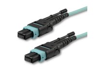 StarTech.com MPO12PL5M câble InfiniBand et à fibres optiques 5 m MPO/MTP Couleur aqua