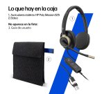 HP Poly Auriculares con cable USB estéreo Mission 825 (paquete)