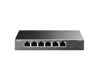 TP-Link TL-SF1006P commutateur réseau Non-géré Fast Ethernet (10/100) Connexion Ethernet, supportant l'alimentation via ce port (PoE) Noir