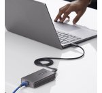 StarTech.com USB4 to Ethernet Adapter, 10GbE, Multi-Gigabit, Thunderbolt Compatible, 10GBASE-T/5G/2.5G Network Card, 10G Ethernet Adapter, 0.5m USB4 Cable, Win/Mac, TAA