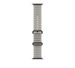 Apple Bracelet Océan gris translucide 49 mm - Finition titane noir