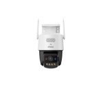 Imou Titan Pro Telecamera da esterno, motorizzata da 6MP, Copertura a 360°, visione notturna a colori, conversazione bidirezionale, rilevamento movimento/umano, tracciamento intelligente, faretto e sirena, deterrenza attiva con luci rosse e blu, registraz