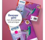 Epson T0802 - cyaan - origineel - inktcartridge