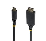 StarTech.com Câble Adaptateur USB-C vers HDMI de 1m, Connecteur HDMI à Verrouillage, 4K 60Hz, Compatible Thunderbolt, HDR, Câble Unidirectionnel pour MacBook, Dell, HP, Lenovo