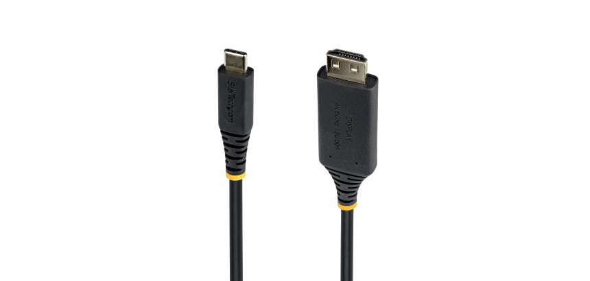StarTech.com Câble Adaptateur USB-C vers HDMI de 1m, Connecteur HDMI à Verrouillage, 4K 60Hz, Compatible Thunderbolt, HDR, Câble Unidirectionnel pour MacBook, Dell, HP, Lenovo