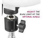 Aro selfie Celly CLICKGHOSTUSB con trípode Smartphone  Negro