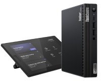 Lenovo ThinkSmart Tiny Kit Intel® Core™ i3 i3-13100T 16 Go DDR4-SDRAM 256 Go SSD Windows 11 IoT Enterprise Mini PC Noir