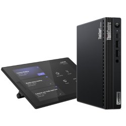 Lenovo ThinkSmart Tiny Kit Intel® Core™ i3 i3-13100T 16 Go DDR4-SDRAM 256 Go SSD Windows 11 IoT Enterprise Mini PC Noir