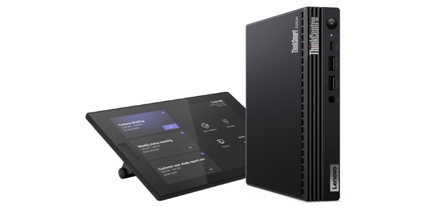 Lenovo ThinkSmart Tiny Kit Intel® Core™ i3 i3-13100T 16 Go DDR4-SDRAM 256 Go SSD Windows 11 IoT Enterprise Mini PC Noir