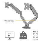 Fellowes Eppa 9683301 support d'écran plat pour bureau 101,6 cm (40") Argent