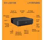 Epson Lifestudio Grand EH-LS670B - Metallic black