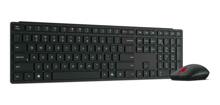 Lenovo 4X31S04830 tastiera Mouse incluso Casa/ufficio RF senza fili + Bluetooth Italiano Nero
