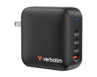 Verbatim Mini GaN Charger 165W Universel Noir Secteur Charge rapide Intérieure