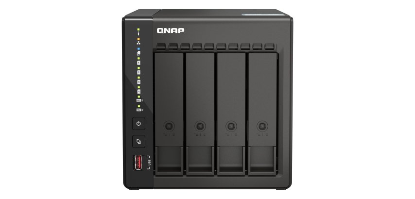 QNAP TS-453E NAS Tower Intel® Celeron® J6412 8 Go 0 To QNAP QTS Noir