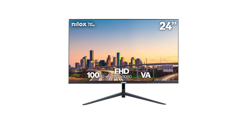 Nilox Monitor 24", Full HD, VA, 100 Hz, HDMI, DP, 1ms