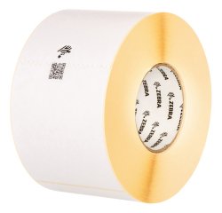 Cajas de 4 rollos de Etiquetas para impresora autoadhesiva 10,2 x 15,2 cm Zebra Z-Perform 1000T Blanco